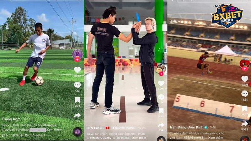 Một số nội dung khiến bóng đá viral trên TikTok